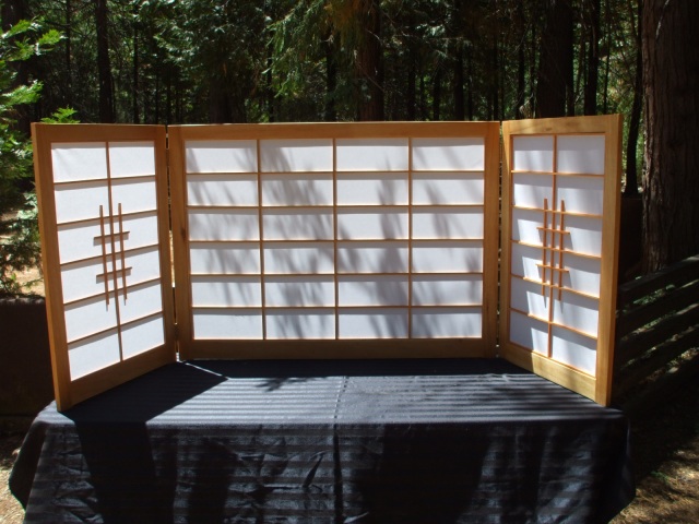 Shoji Screens for Tokanoma Display